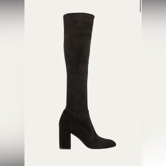 Stuart Weitzman Yuliana Suede Stretch Knee Boots 7.5 - Picture 1 of 4